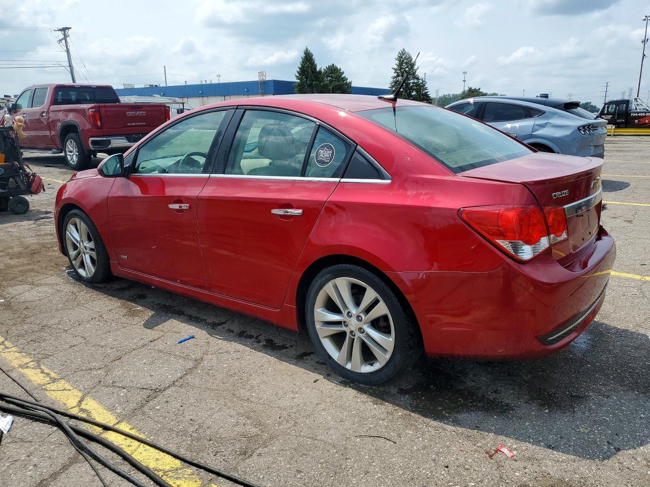 2012 Chevrolet Cruze Ltz Красный vin: 1G1PH5SC7C7178472