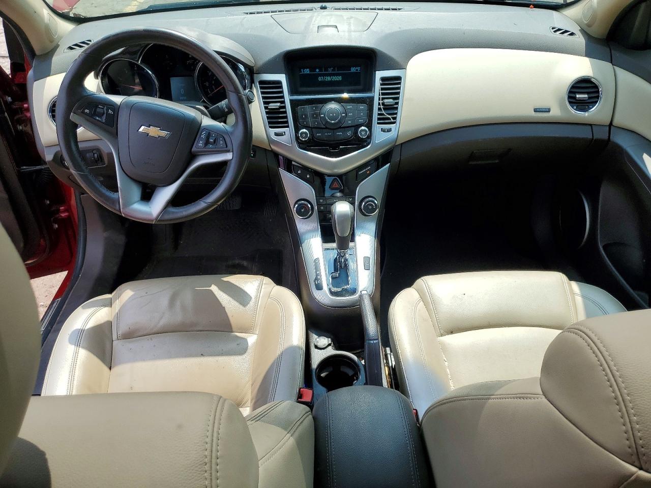 2012 Chevrolet Cruze Ltz Красный vin: 1G1PH5SC7C7178472