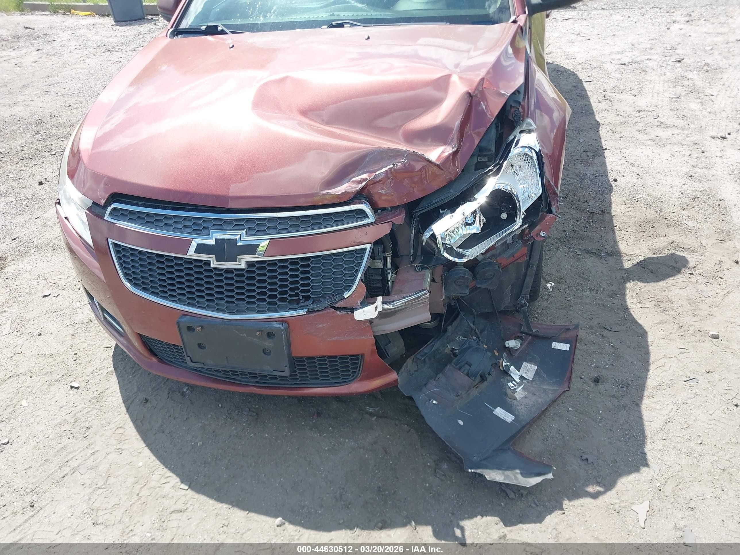 2012 Chevrolet Cruze Ltz Red vin: 1G1PH5SC7C7264347