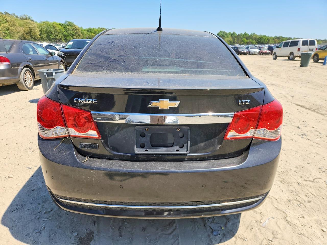 2012 Chevrolet Cruze Ltz Black vin: 1G1PH5SC7C7291726