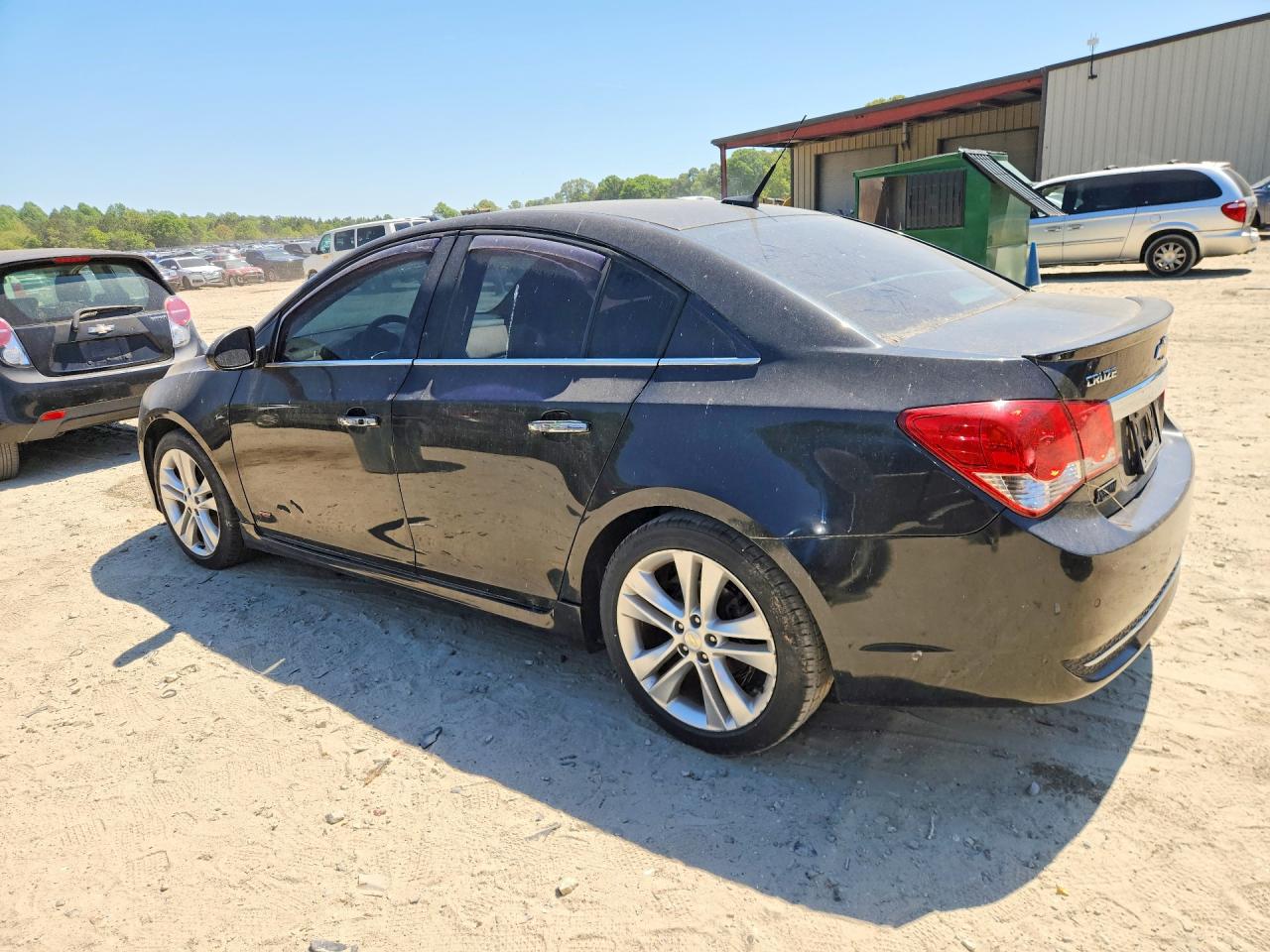 2012 Chevrolet Cruze Ltz Black vin: 1G1PH5SC7C7291726