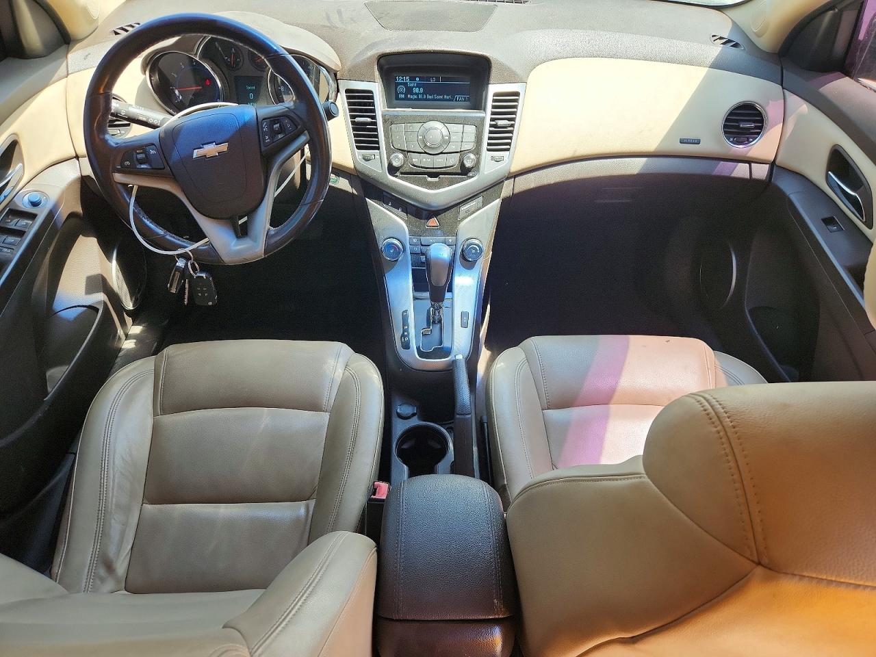 2012 Chevrolet Cruze Ltz Black vin: 1G1PH5SC7C7291726
