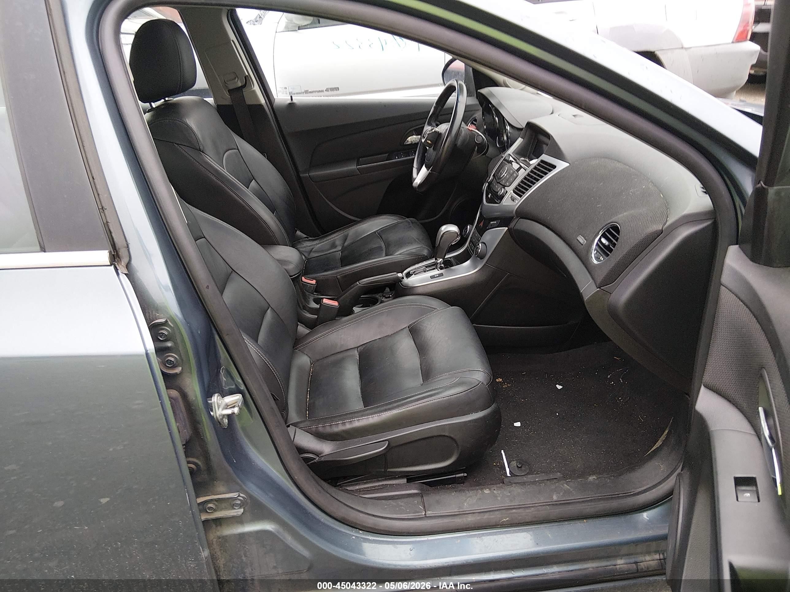 2012 Chevrolet Cruze Ltz Blue vin: 1G1PH5SC7C7304636