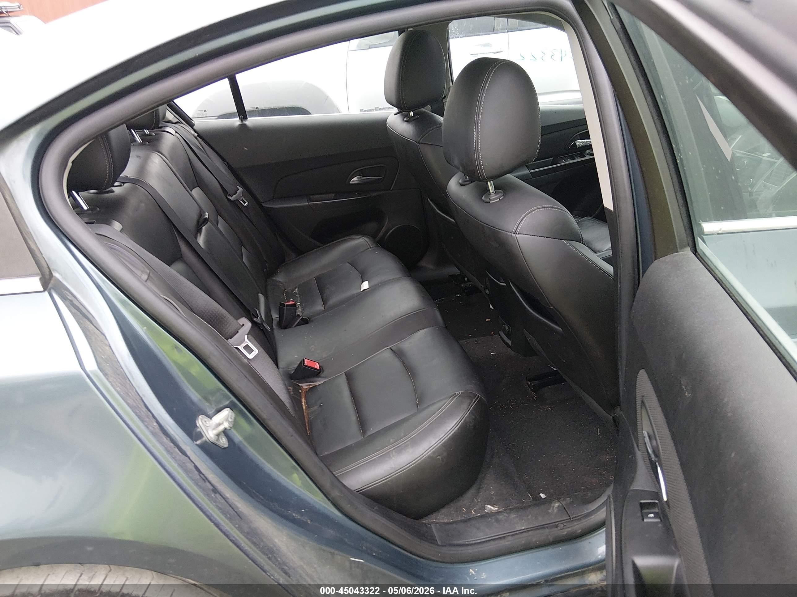 2012 Chevrolet Cruze Ltz Blue vin: 1G1PH5SC7C7304636