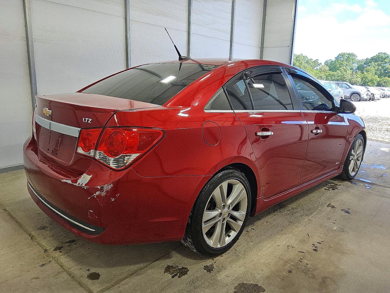2012 Chevrolet Cruze Ltz Burgundy vin: 1G1PH5SC7C7354033
