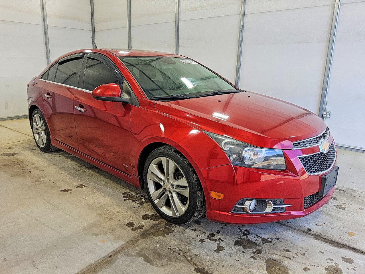 2012 Chevrolet Cruze Ltz Burgundy vin: 1G1PH5SC7C7354033