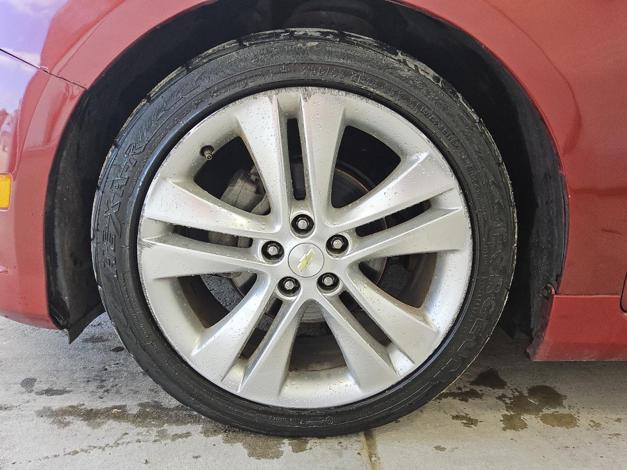 2012 Chevrolet Cruze Ltz Burgundy vin: 1G1PH5SC7C7354033 Damage: Left Front Wheel, Curb Rash, > 12 Inches