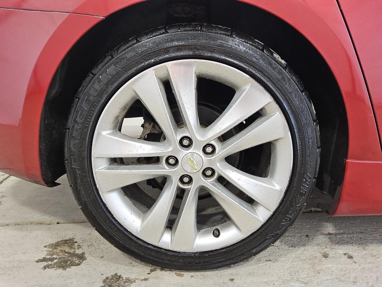2012 Chevrolet Cruze Ltz Burgundy vin: 1G1PH5SC7C7354033 Damage: Right Rear Wheel, Curb Rash, > 12 Inches