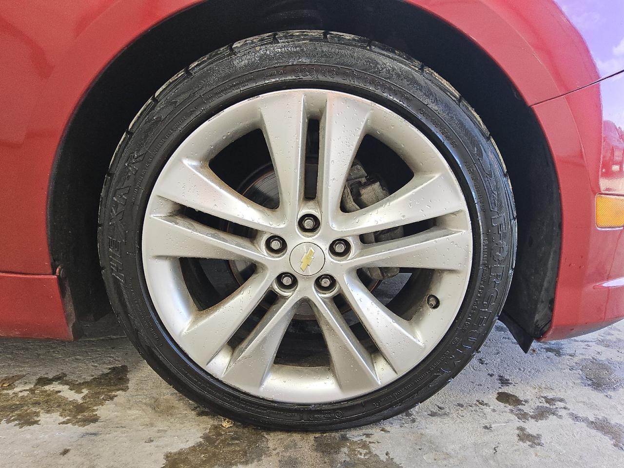 2012 Chevrolet Cruze Ltz Burgundy vin: 1G1PH5SC7C7354033 Damage: Right Front Wheel, Curb Rash, > 12 Inches