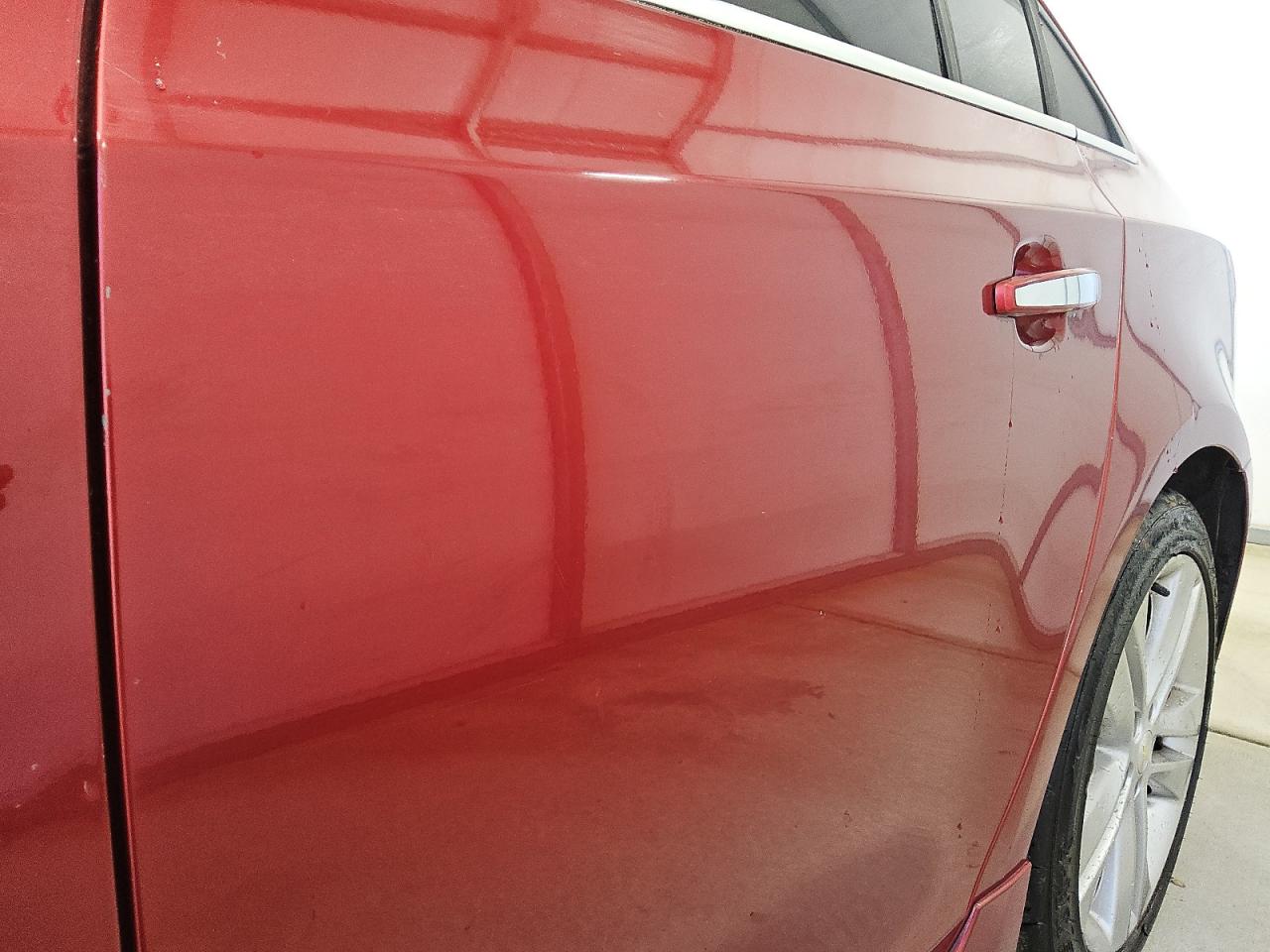 2012 Chevrolet Cruze Ltz Burgundy vin: 1G1PH5SC7C7354033 Damage: Left Rear Door, Dent(S) W/ Paint Dmg, 1/8 To 1/2 Inch