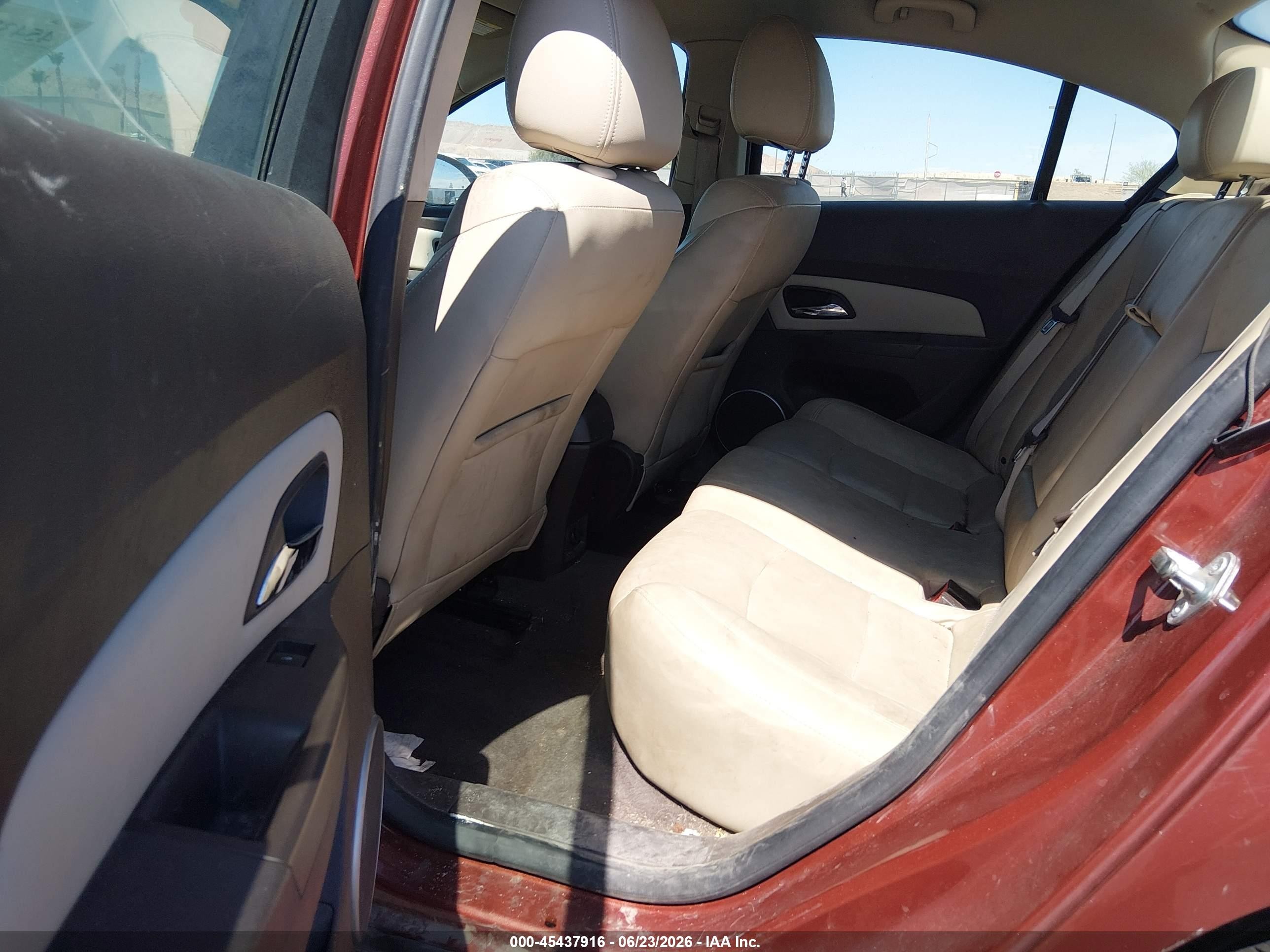 2012 Chevrolet Cruze Ltz Burgundy vin: 1G1PH5SC8C7214881