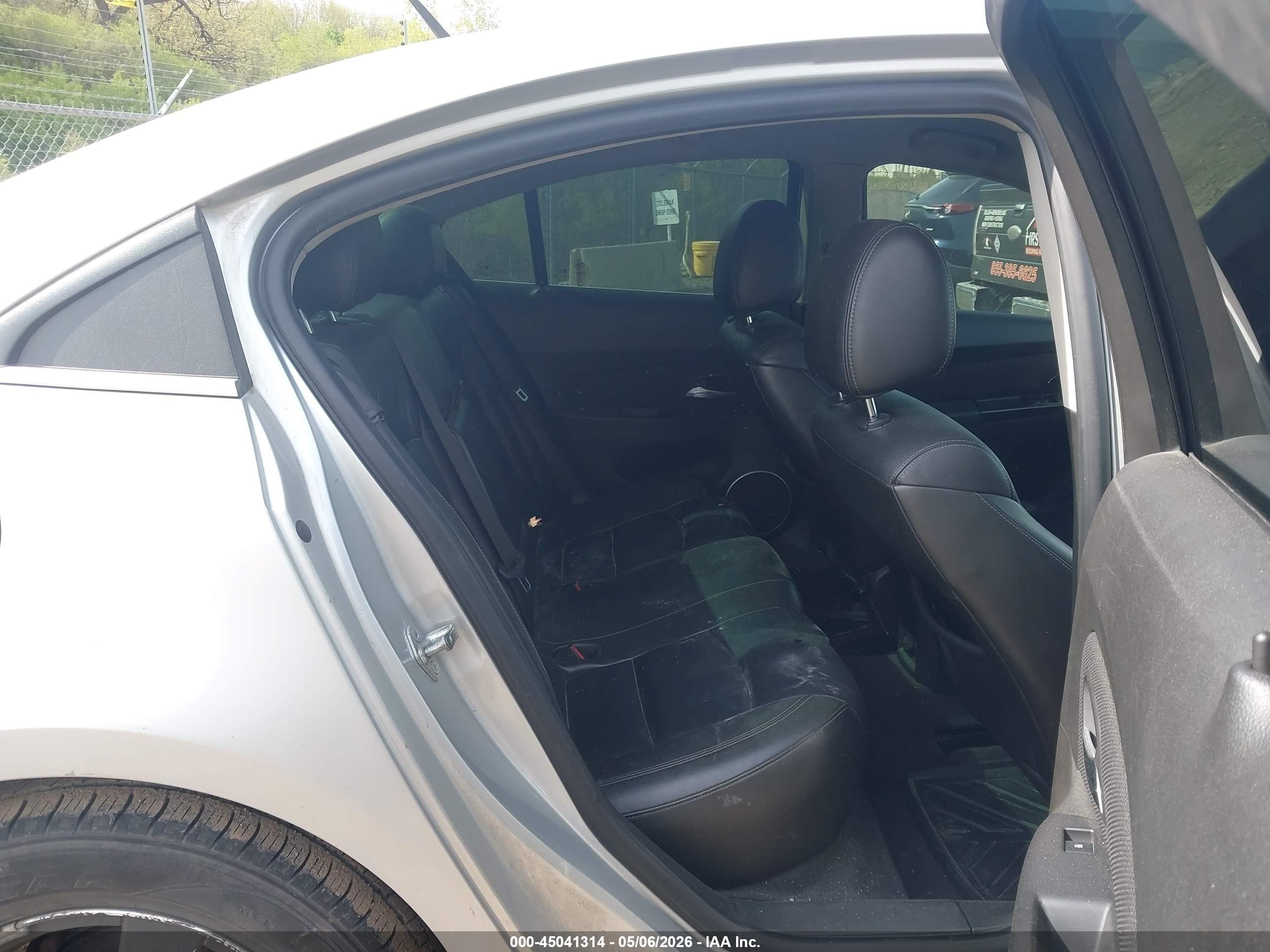 2012 Chevrolet Cruze Ltz Silver vin: 1G1PH5SC9C7134442