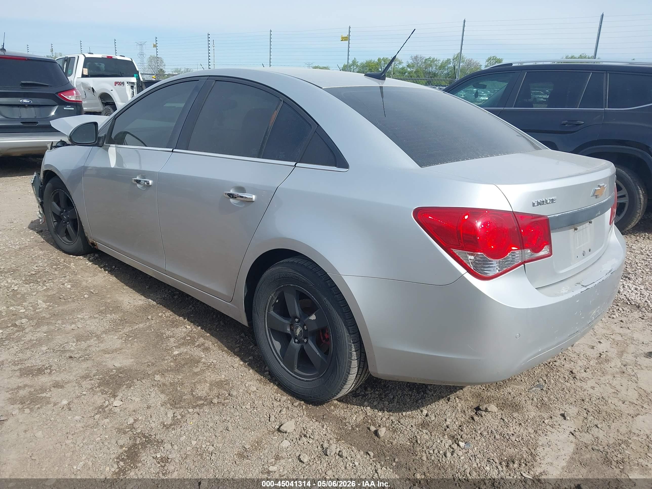 2012 Chevrolet Cruze Ltz Silver vin: 1G1PH5SC9C7134442