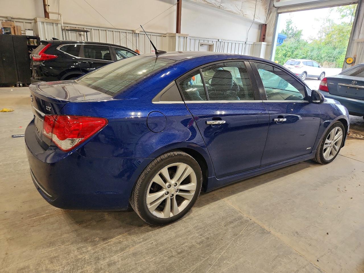 2012 Chevrolet Cruze Ltz Blue vin: 1G1PH5SC9C7229776