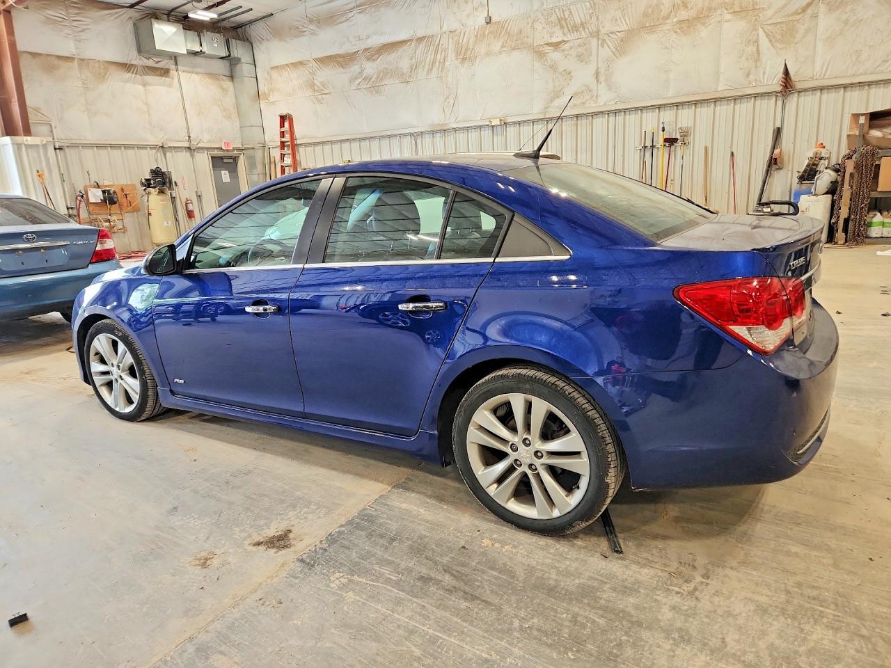 2012 Chevrolet Cruze Ltz Blue vin: 1G1PH5SC9C7229776