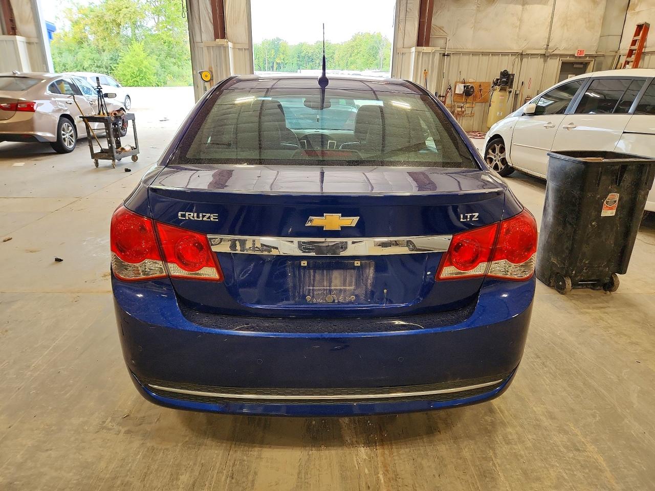 2012 Chevrolet Cruze Ltz Blue vin: 1G1PH5SC9C7229776