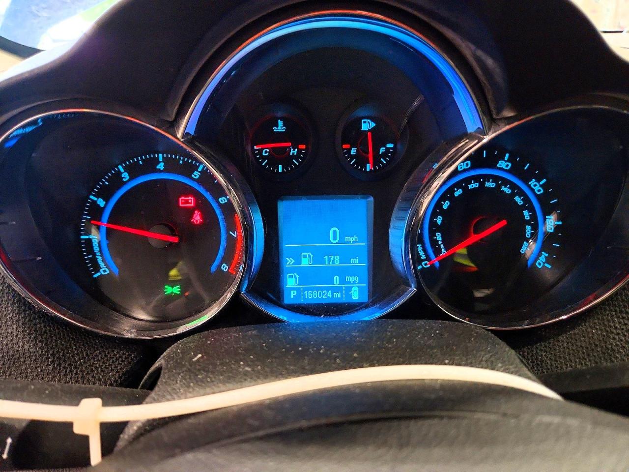 2012 Chevrolet Cruze Ltz Blue vin: 1G1PH5SC9C7229776