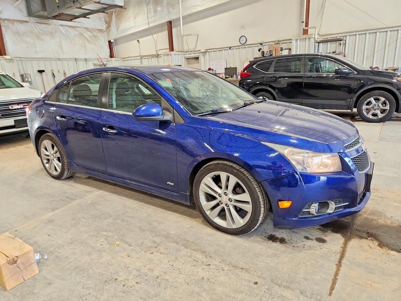 2012 Chevrolet Cruze Ltz Blue vin: 1G1PH5SC9C7229776