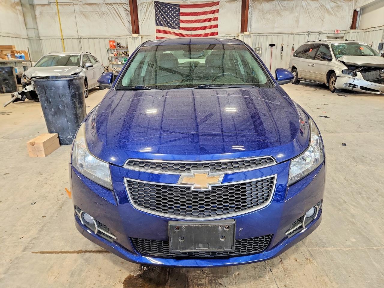 2012 Chevrolet Cruze Ltz Blue vin: 1G1PH5SC9C7229776