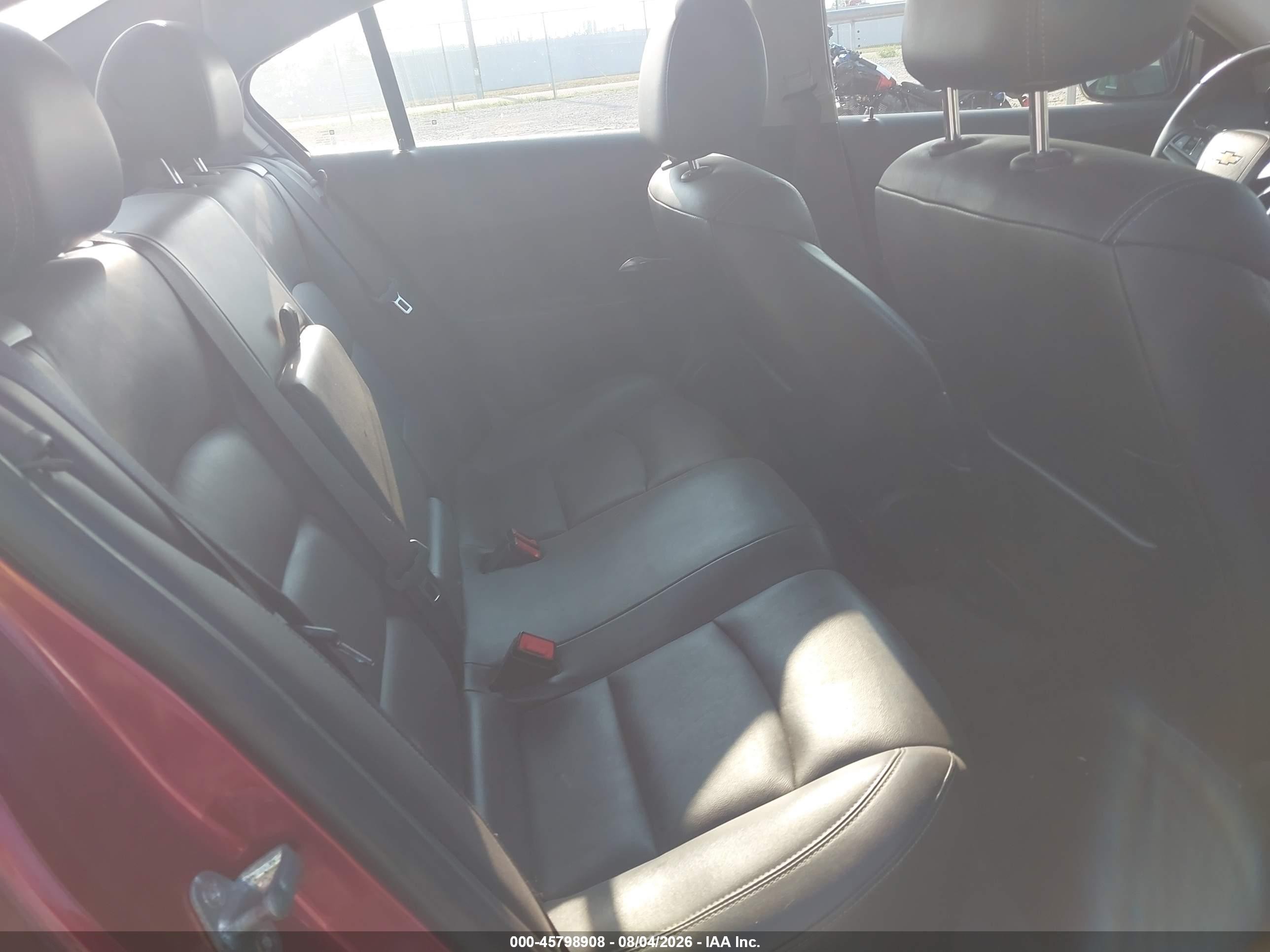 2012 Chevrolet Cruze Ltz Red vin: 1G1PH5SC9C7269517