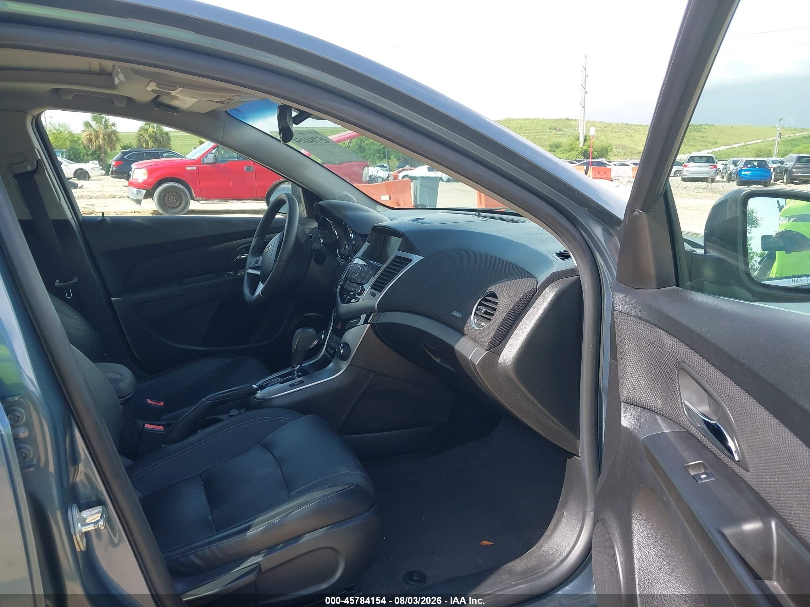 2012 Chevrolet Cruze Ltz Blue vin: 1G1PH5SC9C7280582