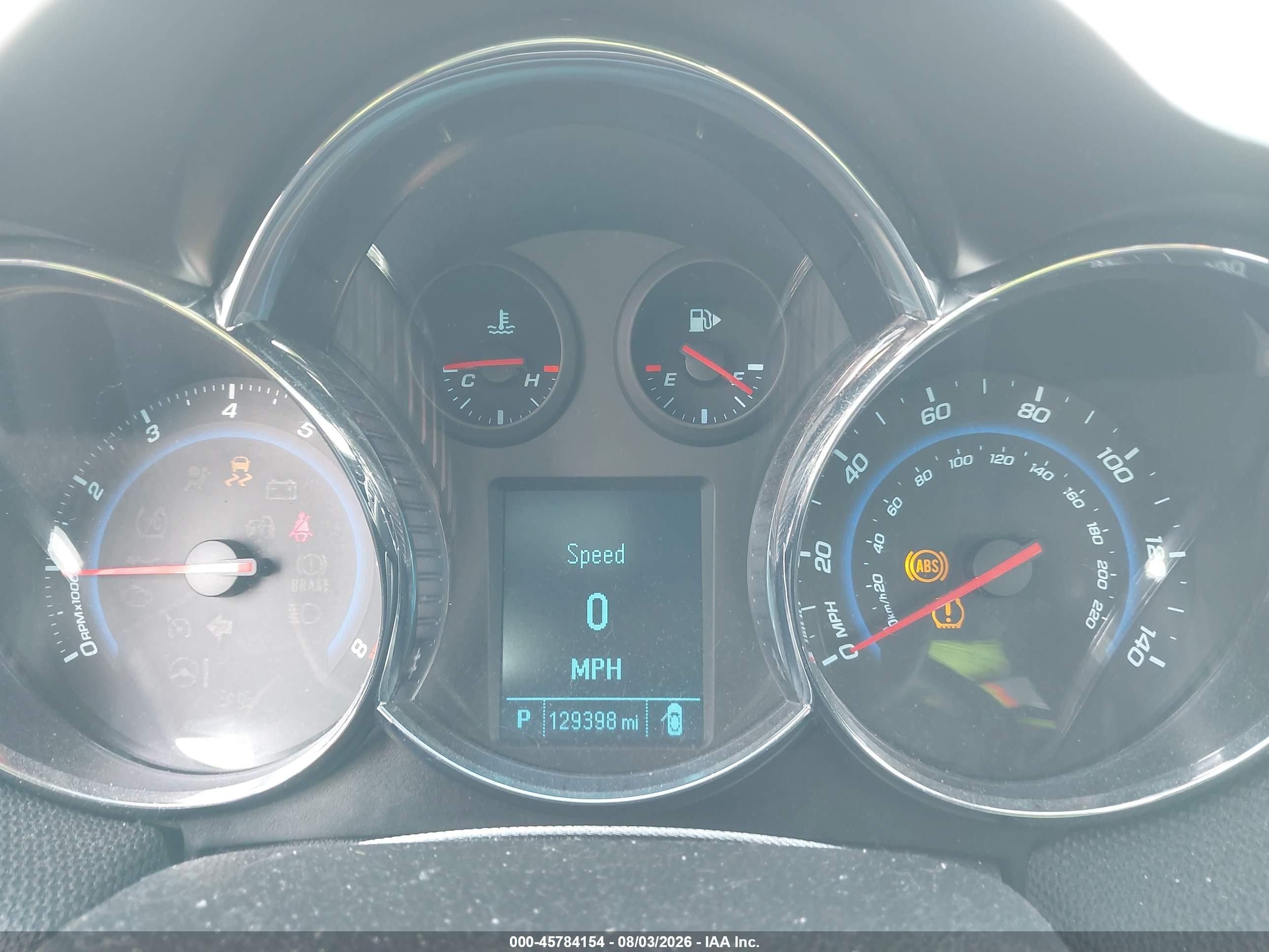 2012 Chevrolet Cruze Ltz Blue vin: 1G1PH5SC9C7280582