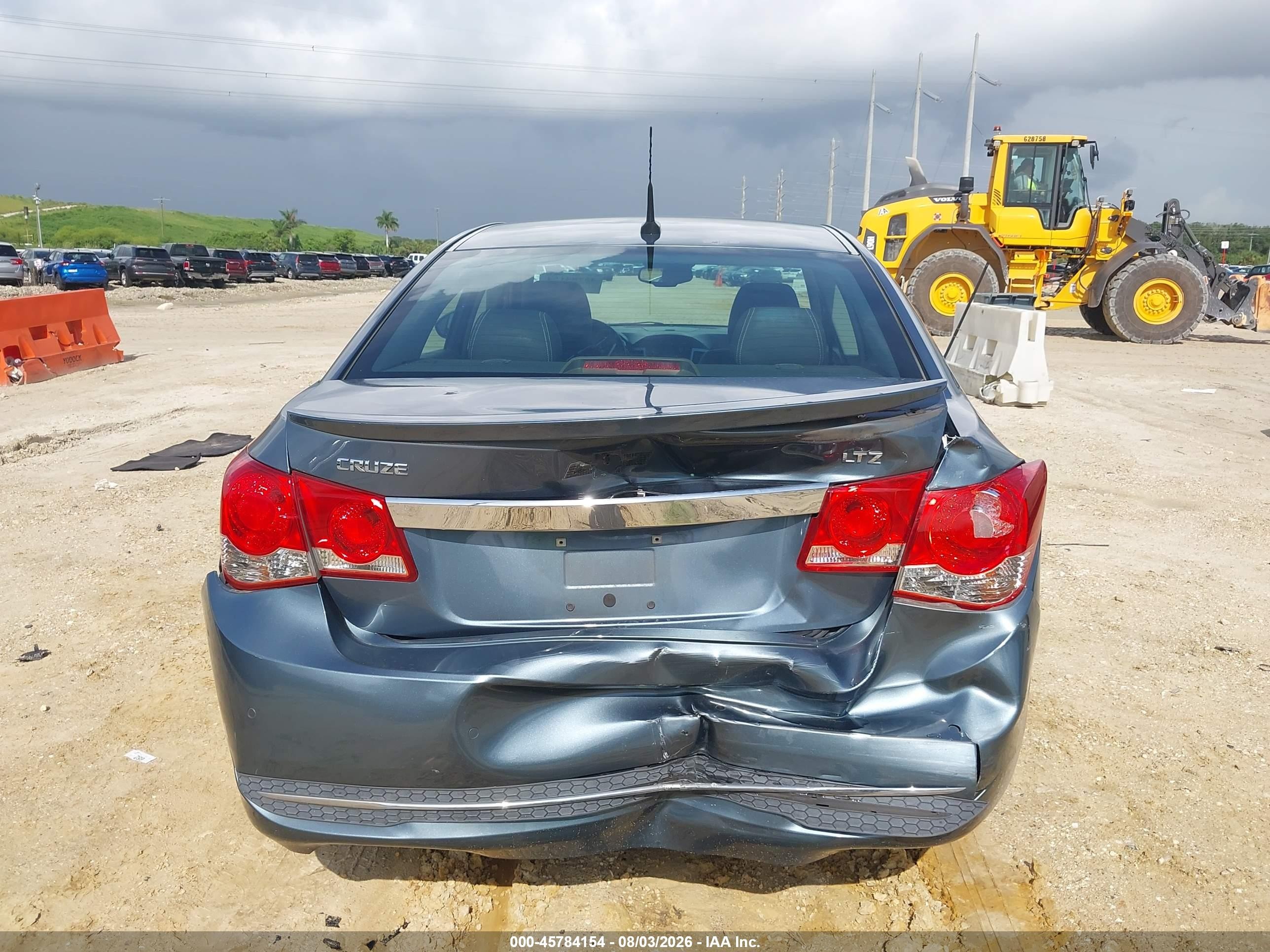 2012 Chevrolet Cruze Ltz Blue vin: 1G1PH5SC9C7280582