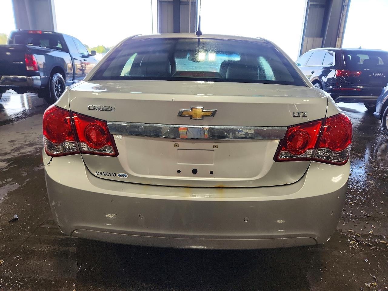 2012 Chevrolet Cruze Ltz Silver vin: 1G1PH5SC9C7351604