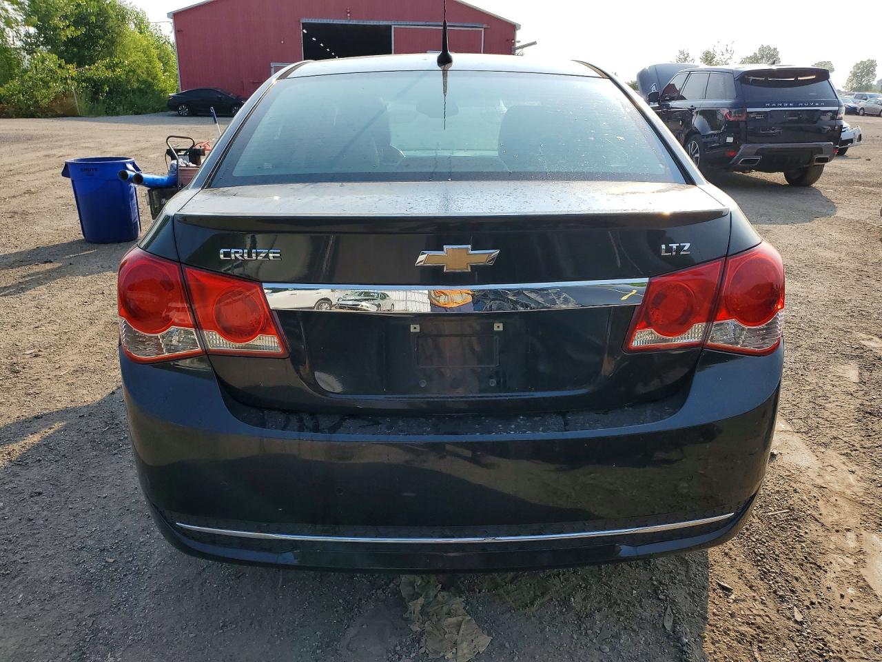 2012 Chevrolet Cruze Ltz Black vin: 1G1PH5SCXC7191281