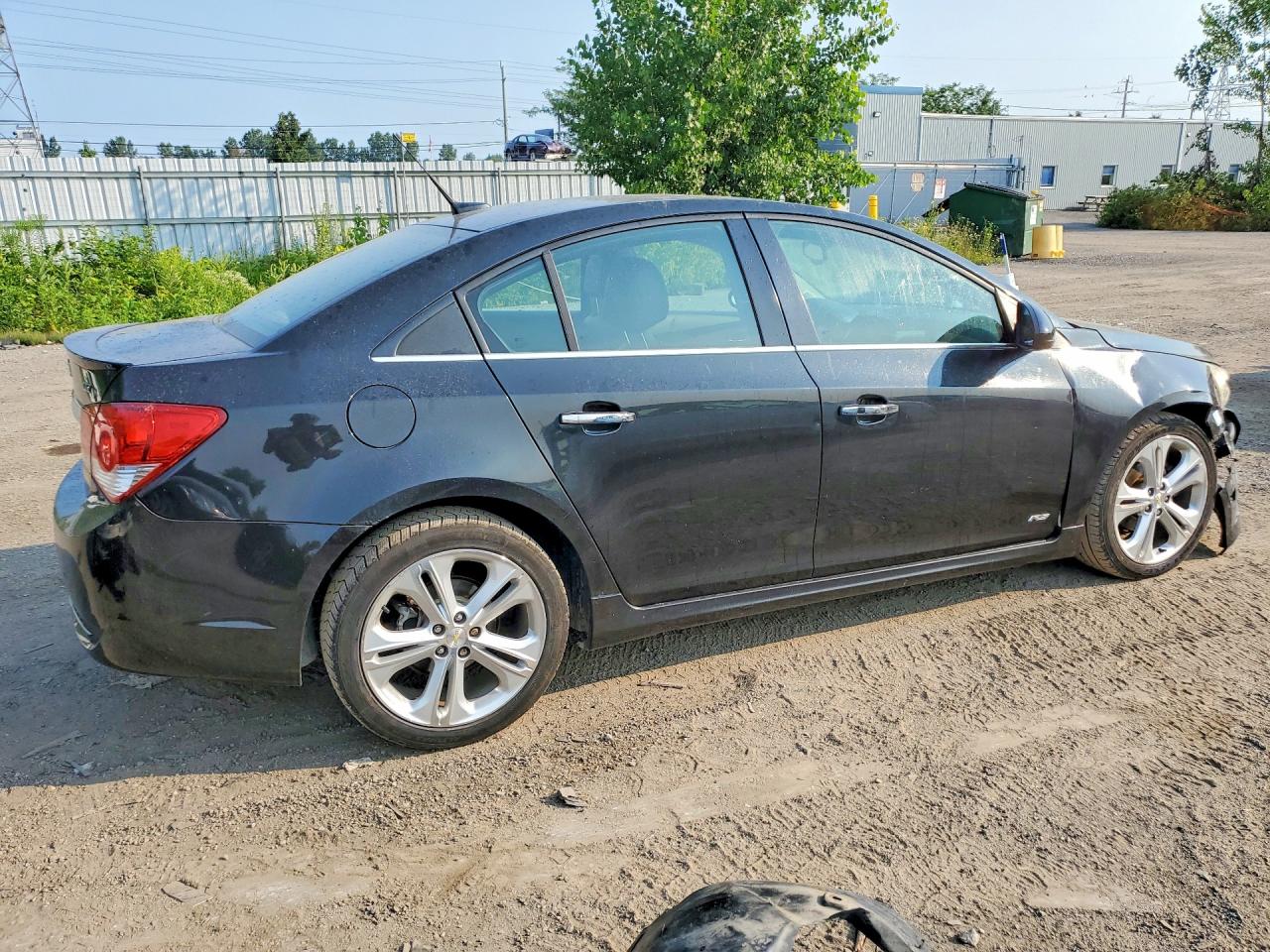 2012 Chevrolet Cruze Ltz Black vin: 1G1PH5SCXC7191281