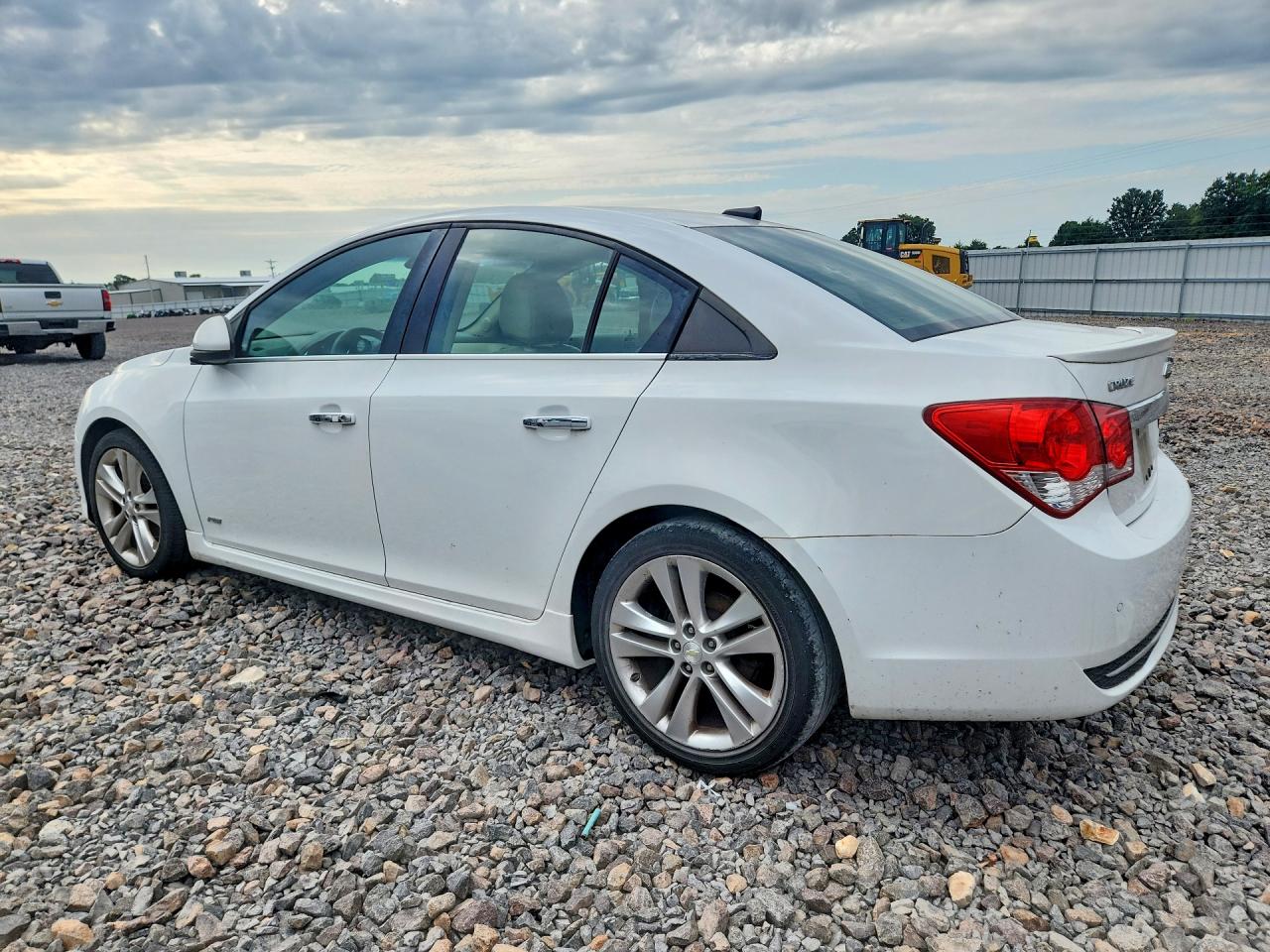 2012 Chevrolet Cruze Ltz White vin: 1G1PH5SCXC7249468