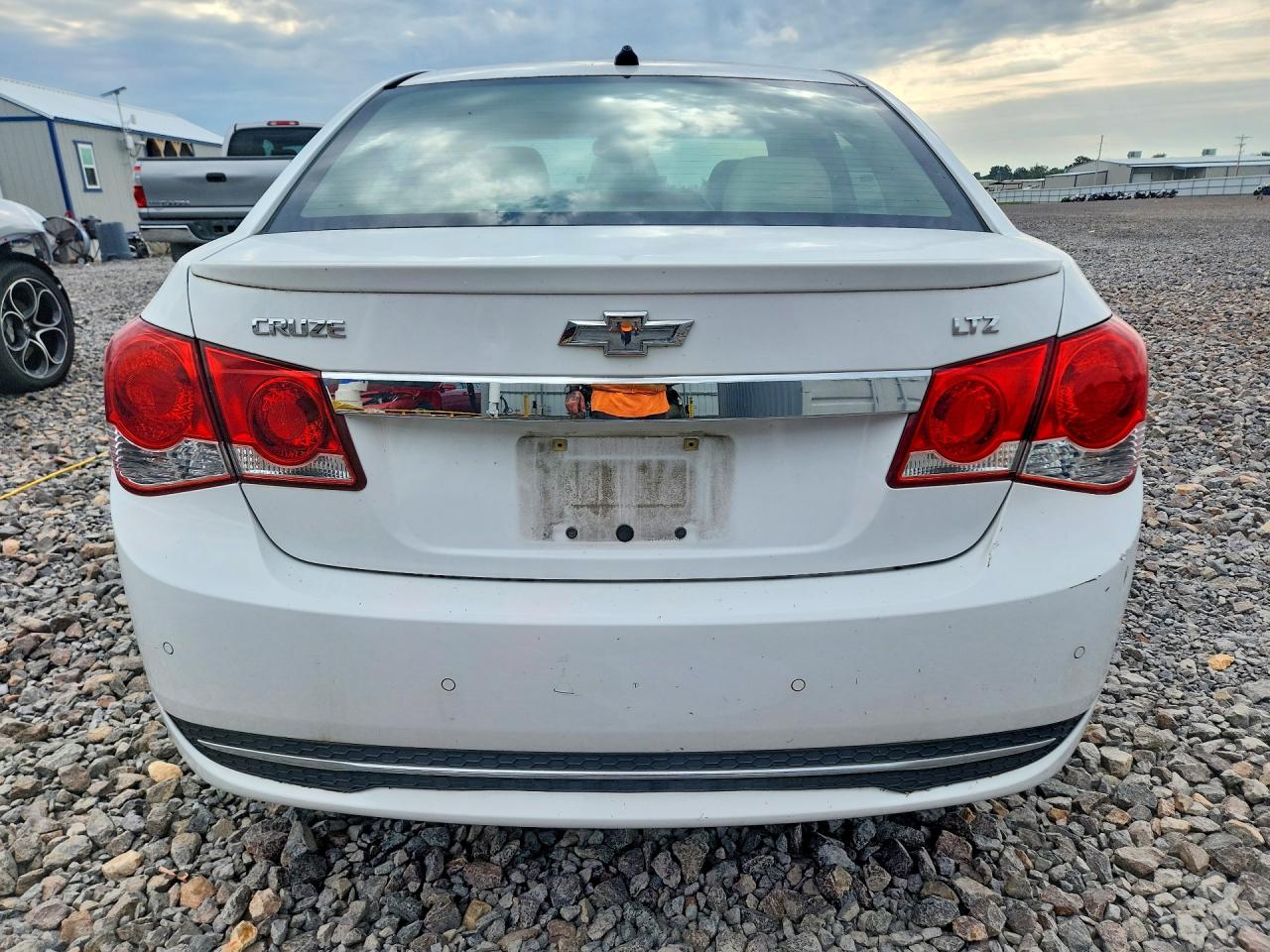 2012 Chevrolet Cruze Ltz White vin: 1G1PH5SCXC7249468