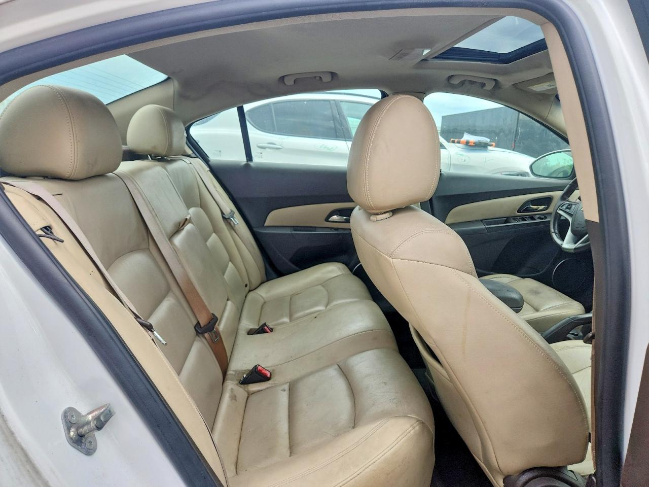 2012 Chevrolet Cruze Ltz White vin: 1G1PH5SCXC7249468