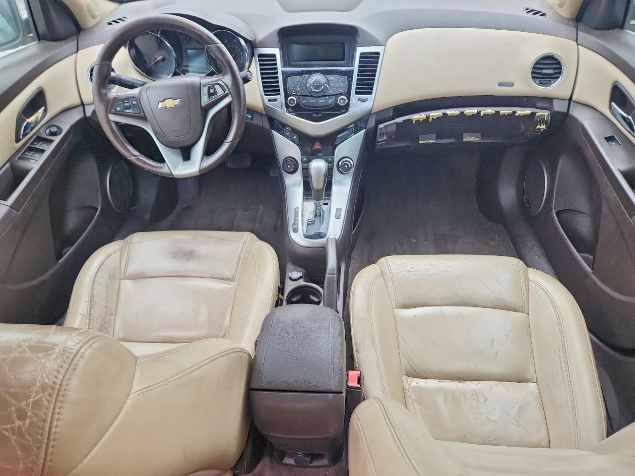 2012 Chevrolet Cruze Ltz White vin: 1G1PH5SCXC7249468