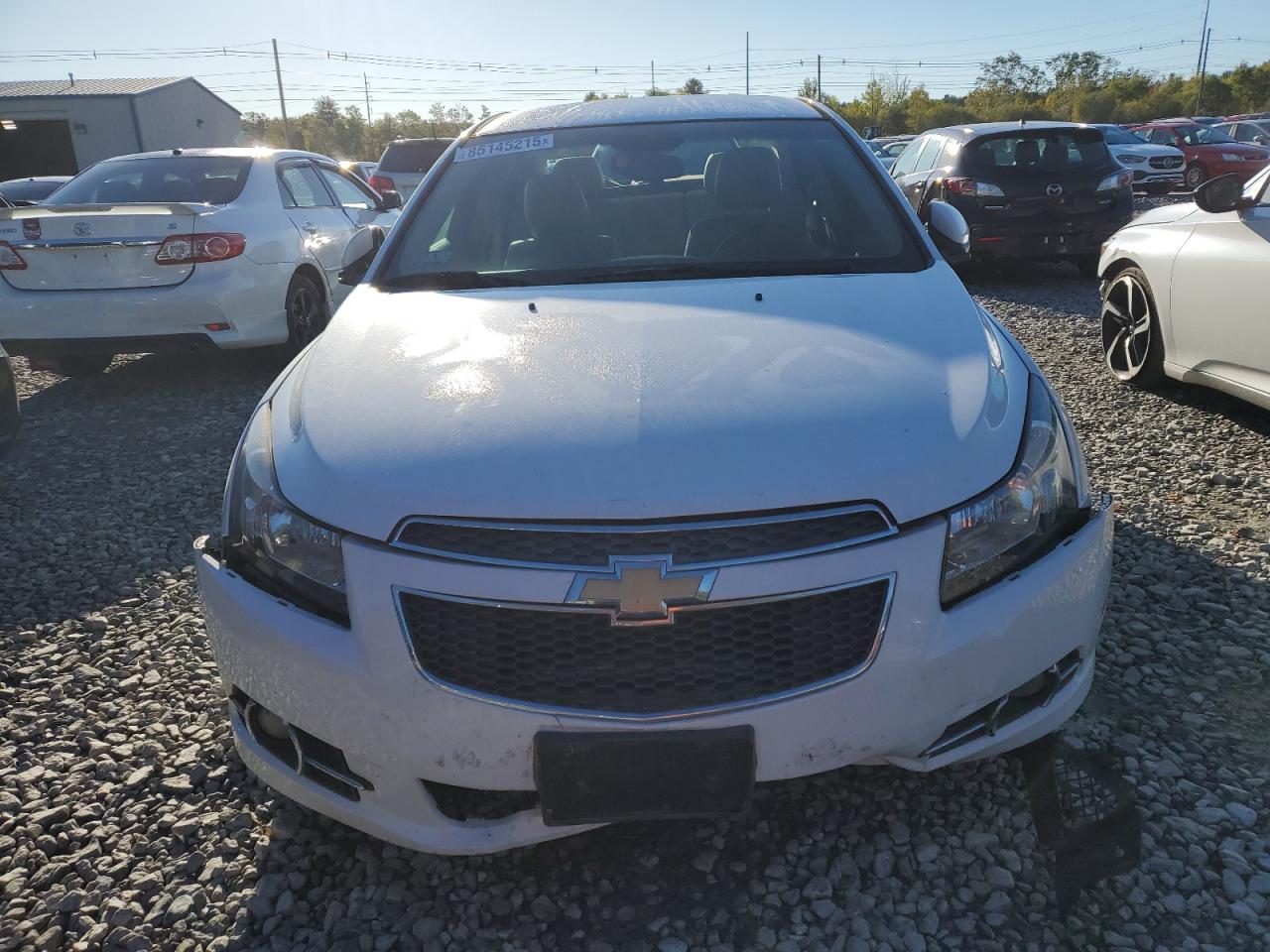 2012 Chevrolet Cruze Ltz White vin: 1G1PH5SCXC7266898