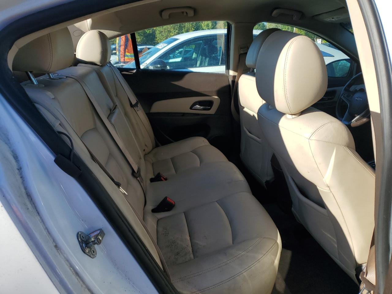 2012 Chevrolet Cruze Ltz White vin: 1G1PH5SCXC7266898