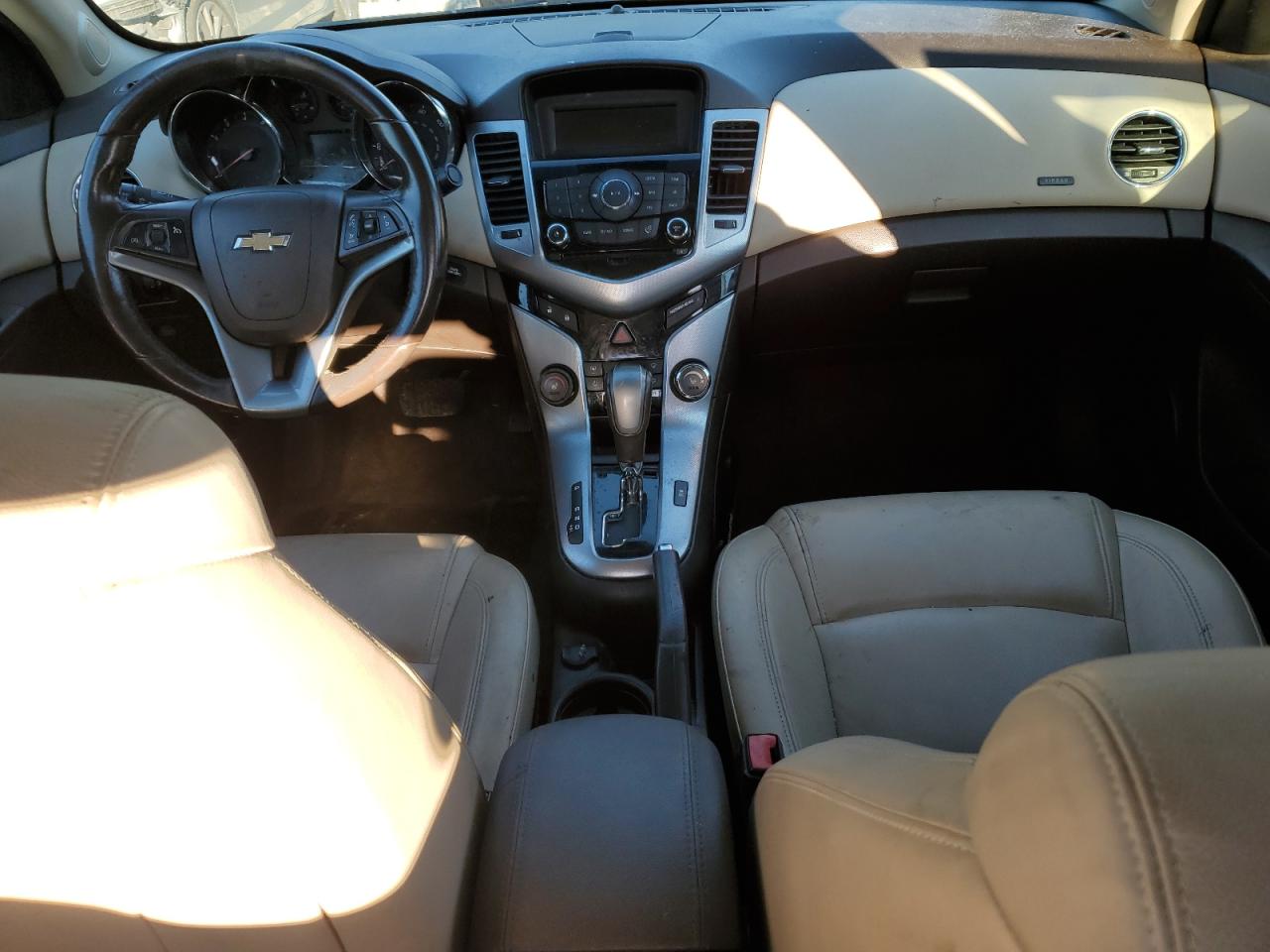 2012 Chevrolet Cruze Ltz White vin: 1G1PH5SCXC7266898