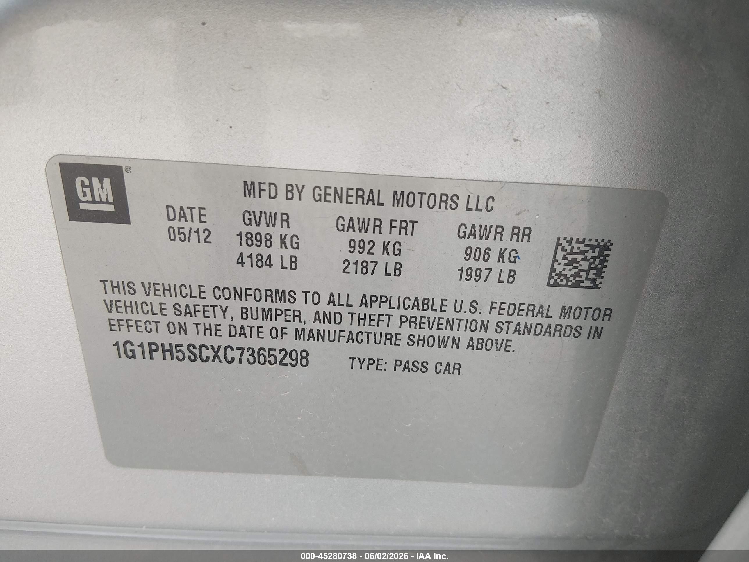 2012 Chevrolet Cruze Ltz Silver vin: 1G1PH5SCXC7365298
