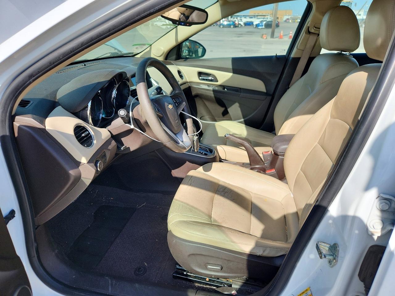 2012 Chevrolet Cruze Ltz White vin: 1G1PH5SCXC7407064