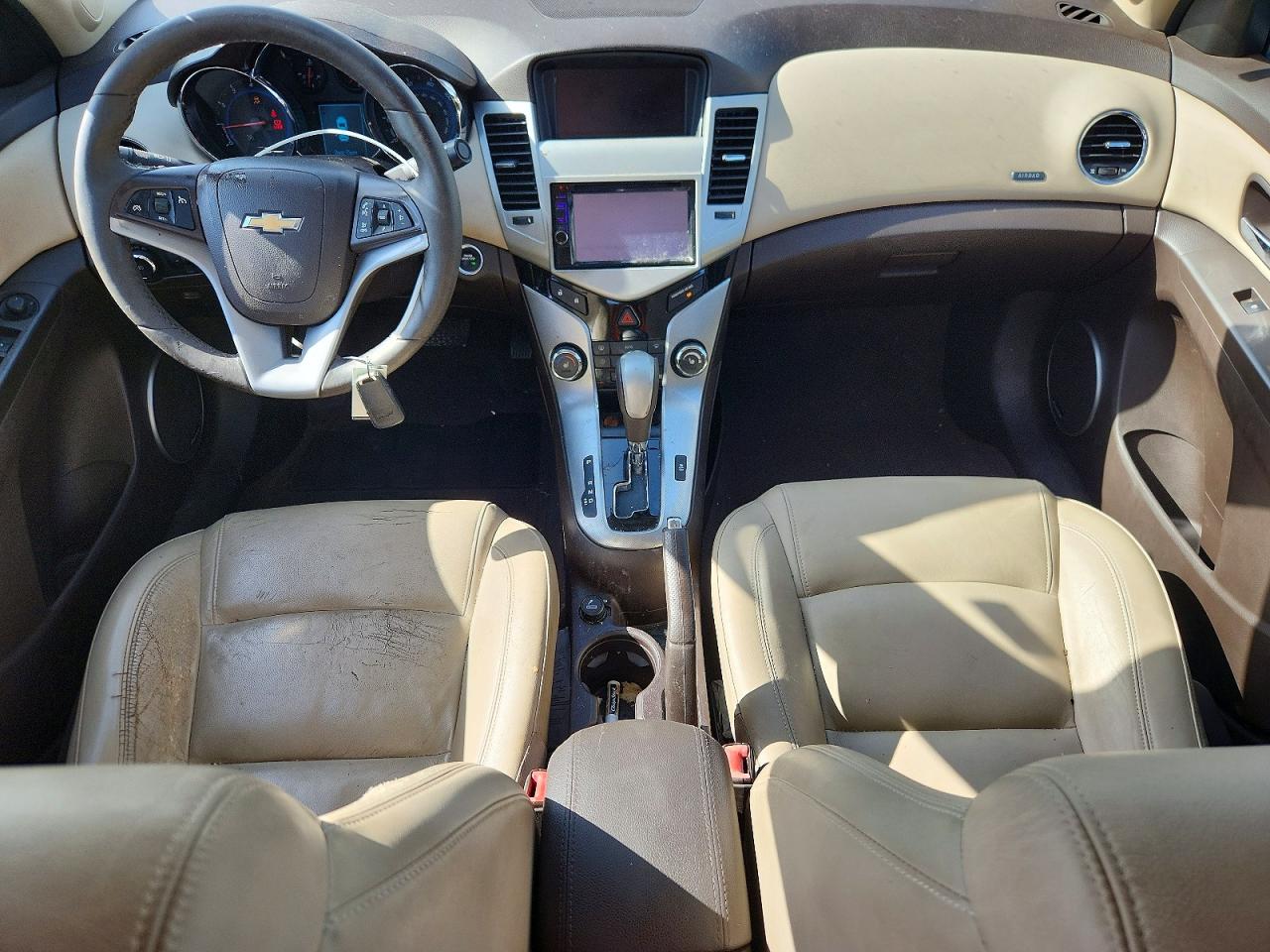 2012 Chevrolet Cruze Ltz White vin: 1G1PH5SCXC7407064