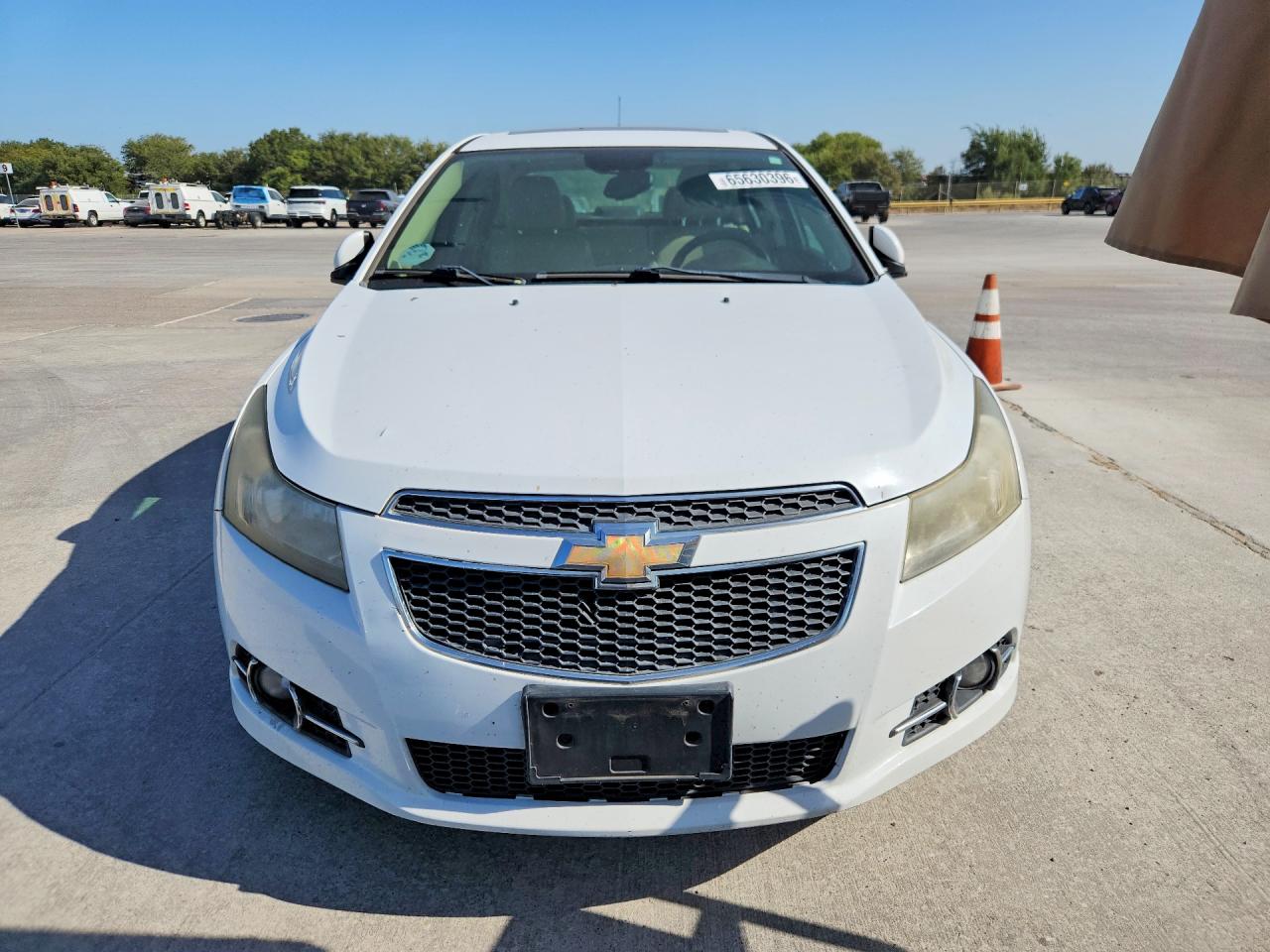 2012 Chevrolet Cruze Ltz White vin: 1G1PH5SCXC7407064