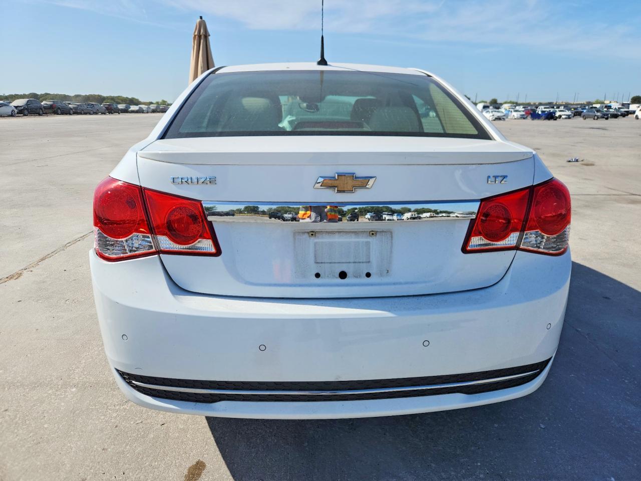 2012 Chevrolet Cruze Ltz White vin: 1G1PH5SCXC7407064