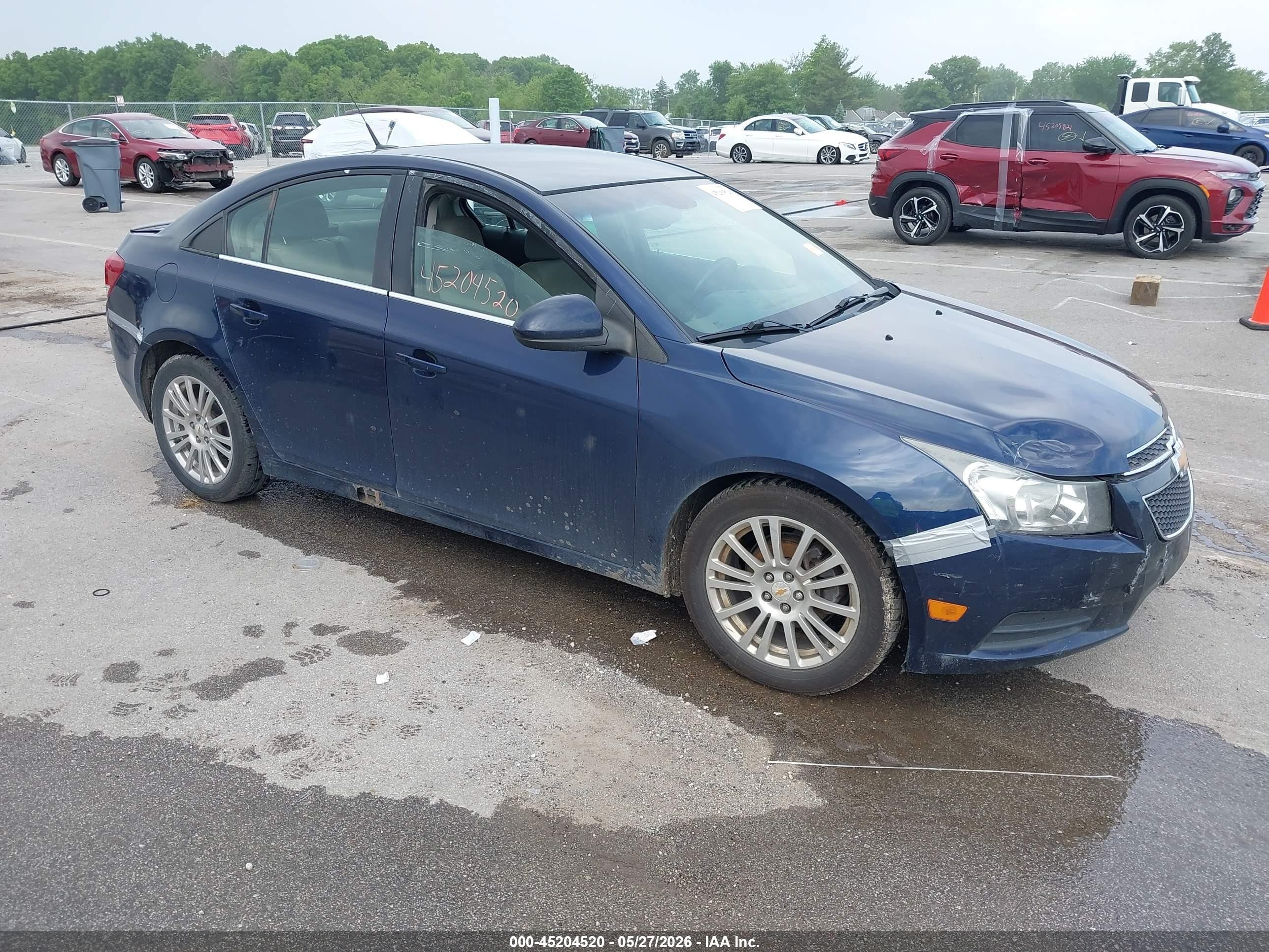 2011 Chevrolet Cruze Eco Blue vin: 1G1PJ5S91B7217063