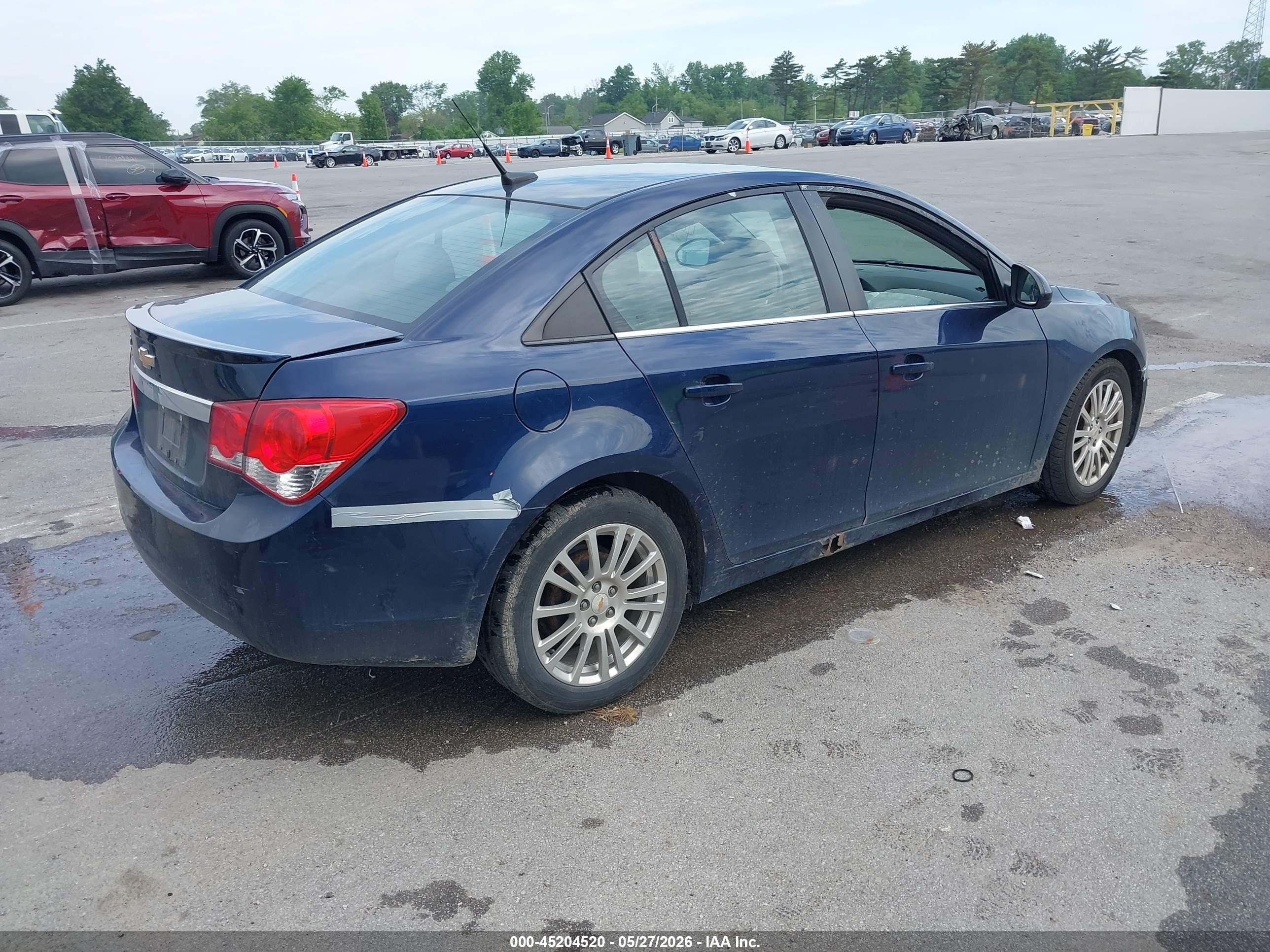 2011 Chevrolet Cruze Eco Blue vin: 1G1PJ5S91B7217063