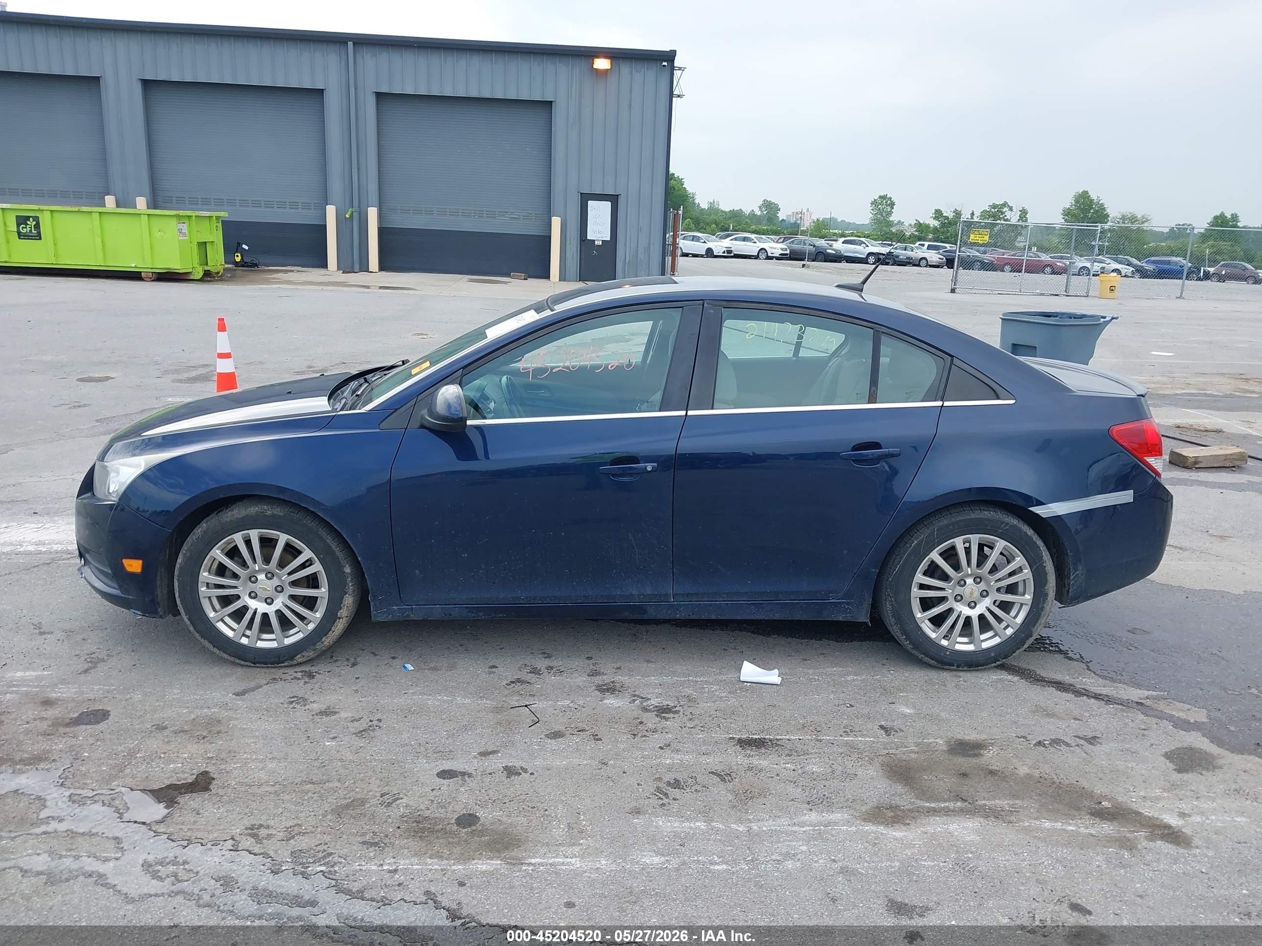 2011 Chevrolet Cruze Eco Blue vin: 1G1PJ5S91B7217063