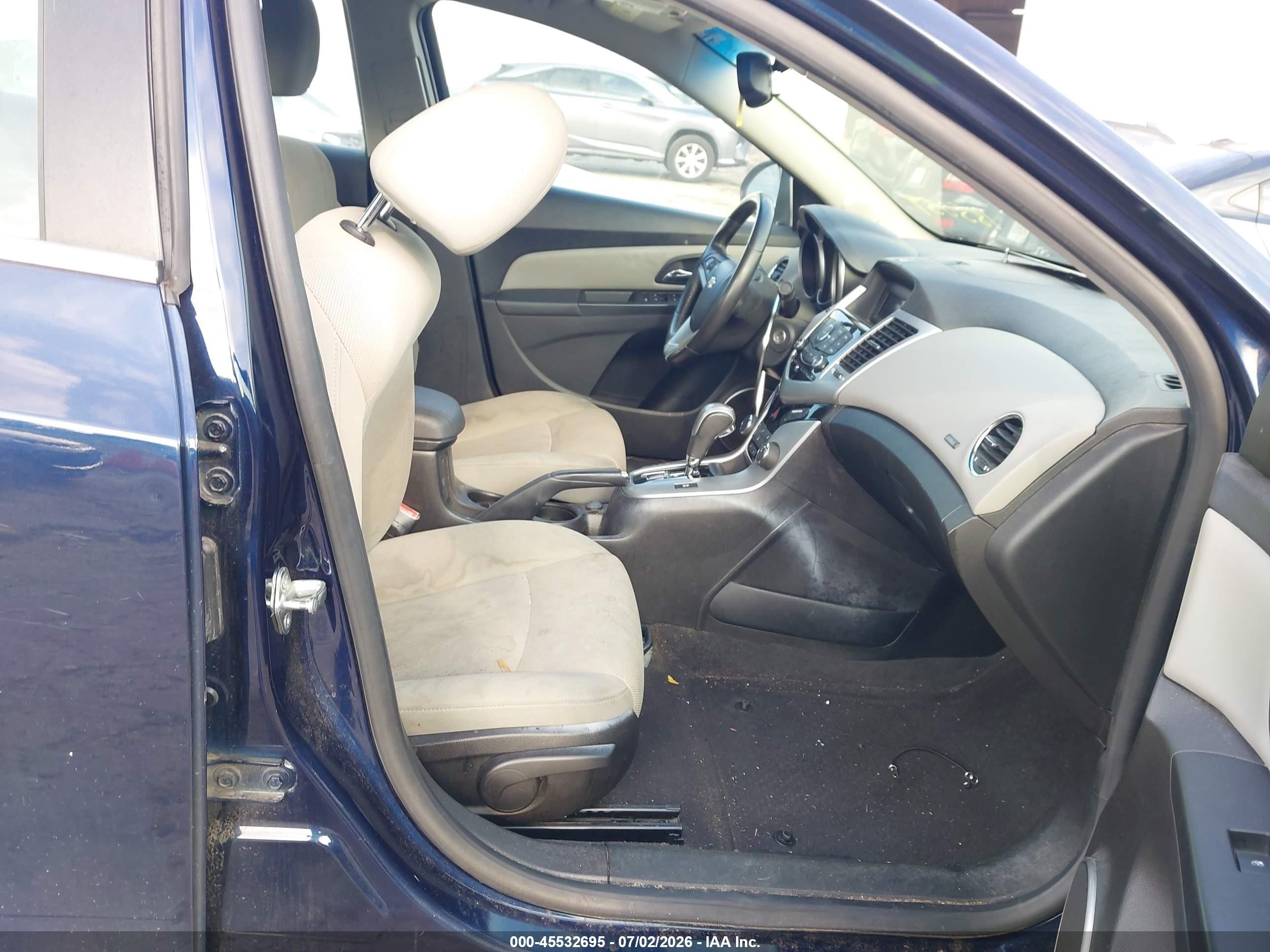 2011 Chevrolet Cruze Eco Blue vin: 1G1PJ5S92B7185059