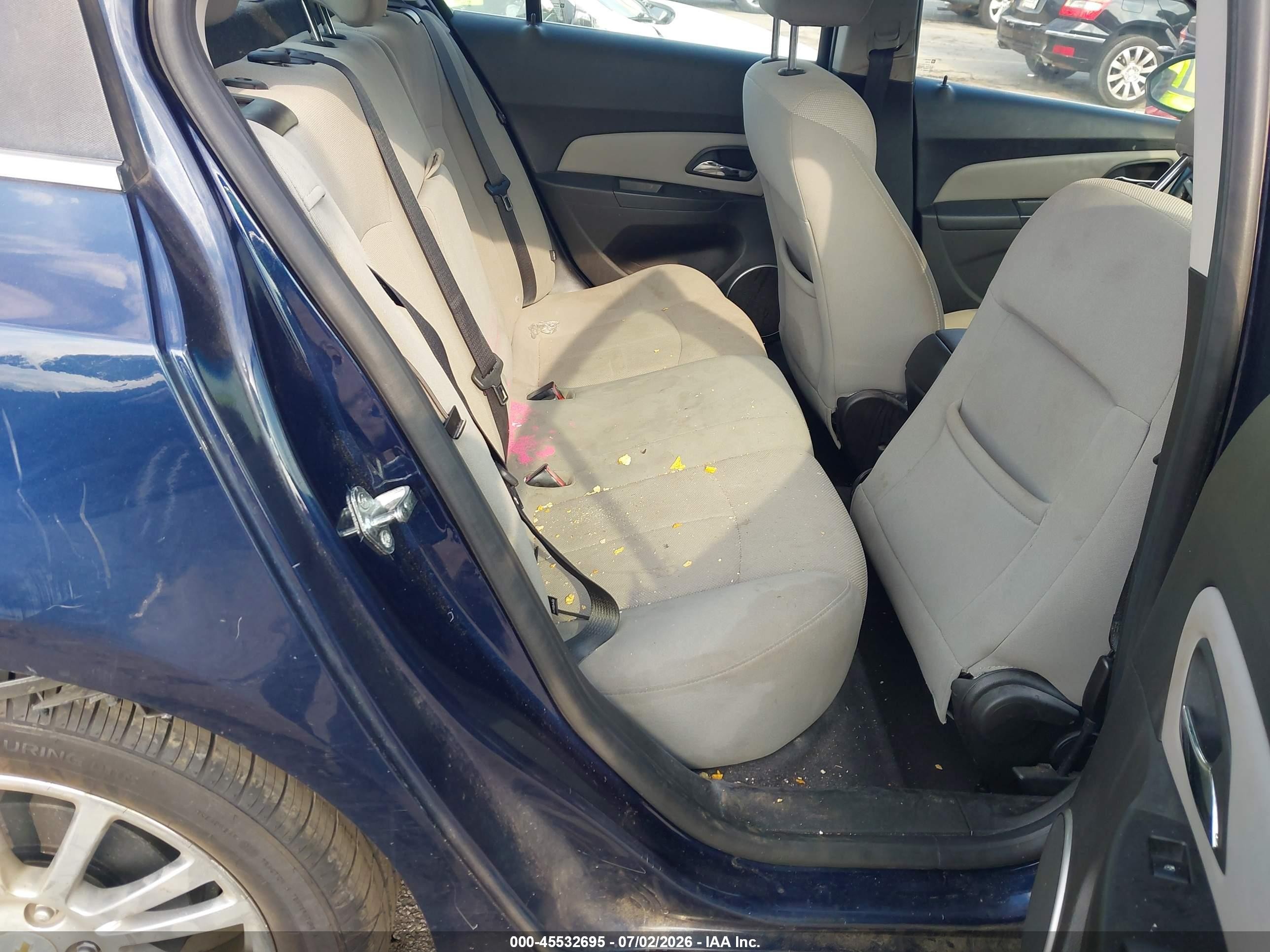 2011 Chevrolet Cruze Eco Blue vin: 1G1PJ5S92B7185059
