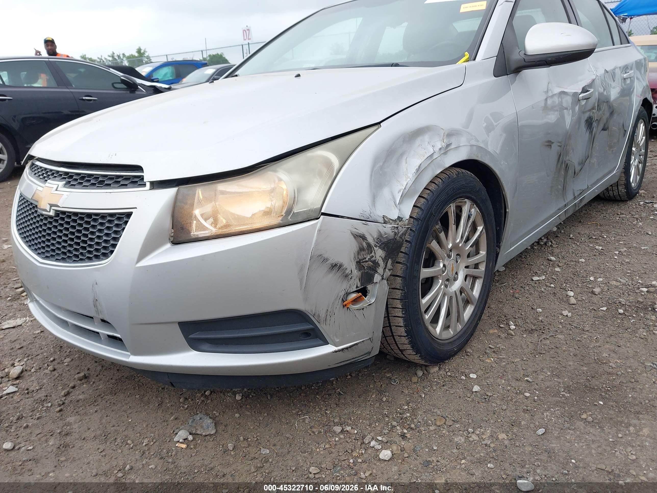2011 Chevrolet Cruze Eco Silver vin: 1G1PJ5S92B7257846