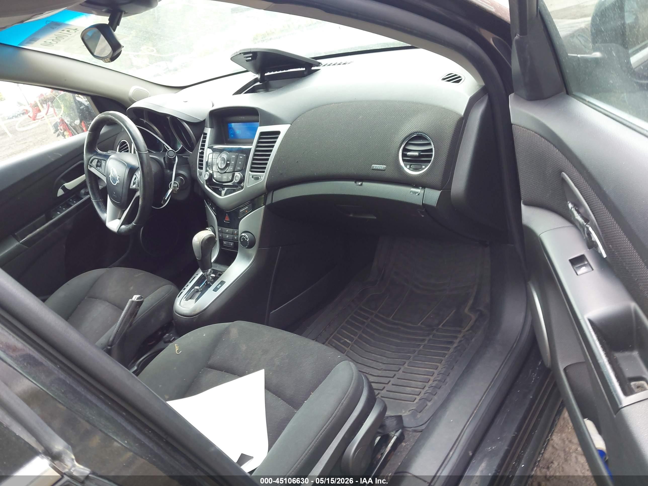 2011 Chevrolet Cruze Eco Black vin: 1G1PJ5S95B7234786