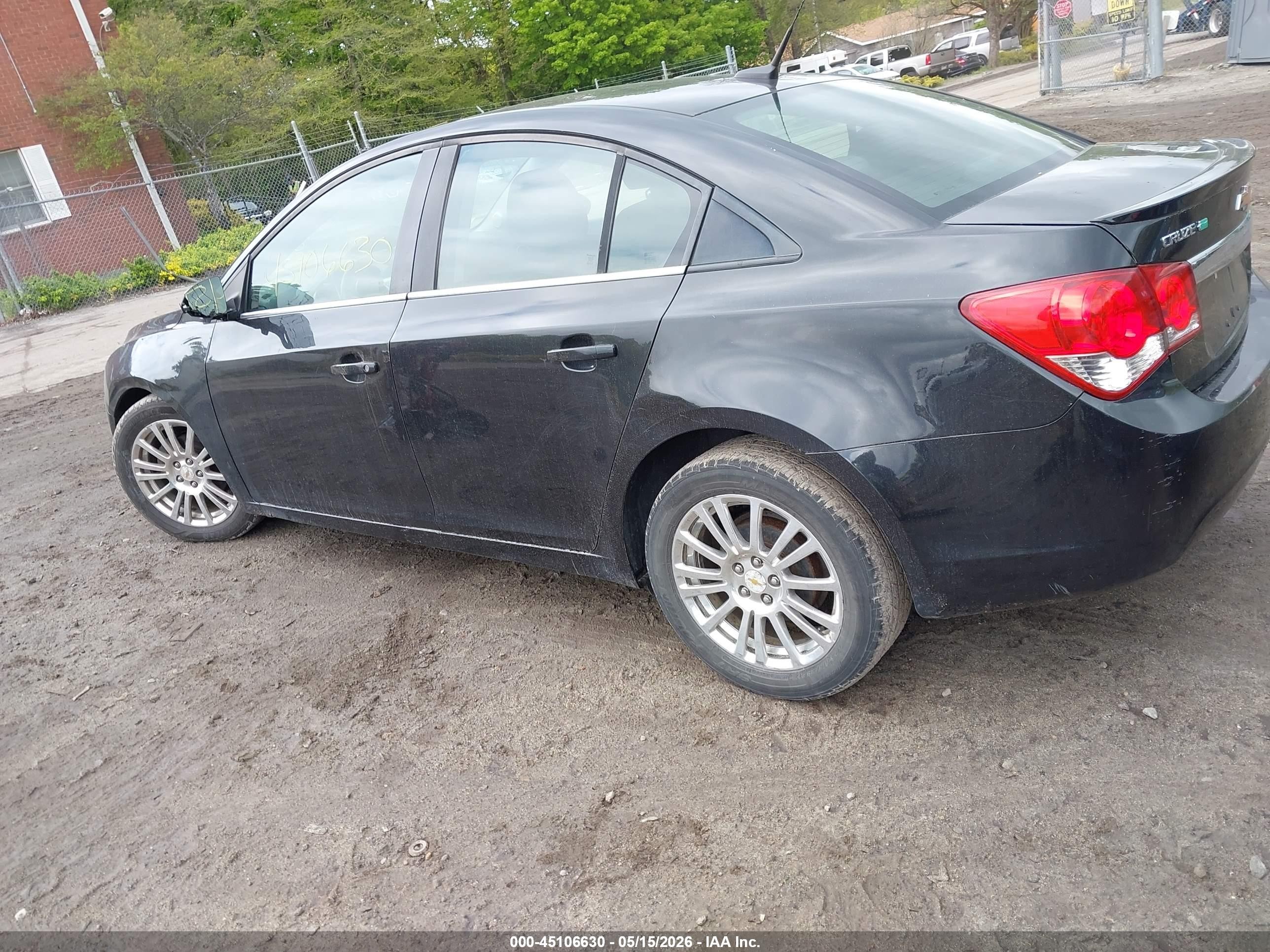 2011 Chevrolet Cruze Eco Black vin: 1G1PJ5S95B7234786